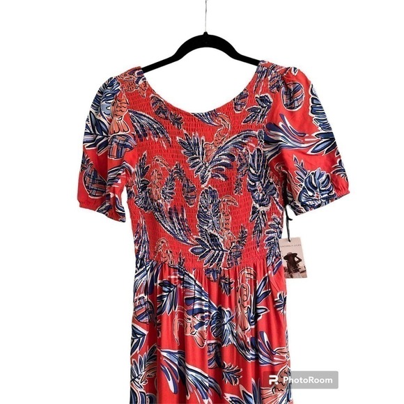 SINCERELY Jules Smocked Tiered Maxi - Picture 5 of 7